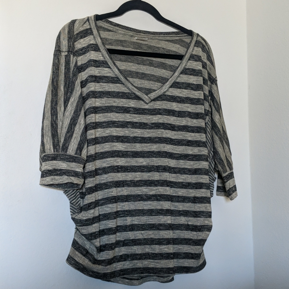 Batwing striped shirt